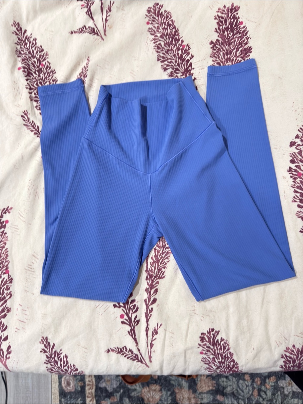 OFFLINE By Aerie Real Me XTRA High Waisted Ribbed Leggings XS Short Ice Blue